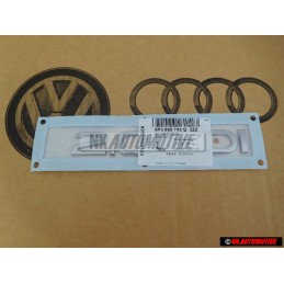 Original Audi 2.0 TDI Rear Boot Badge Emblem Chrome - 8P0853743G 2ZZ