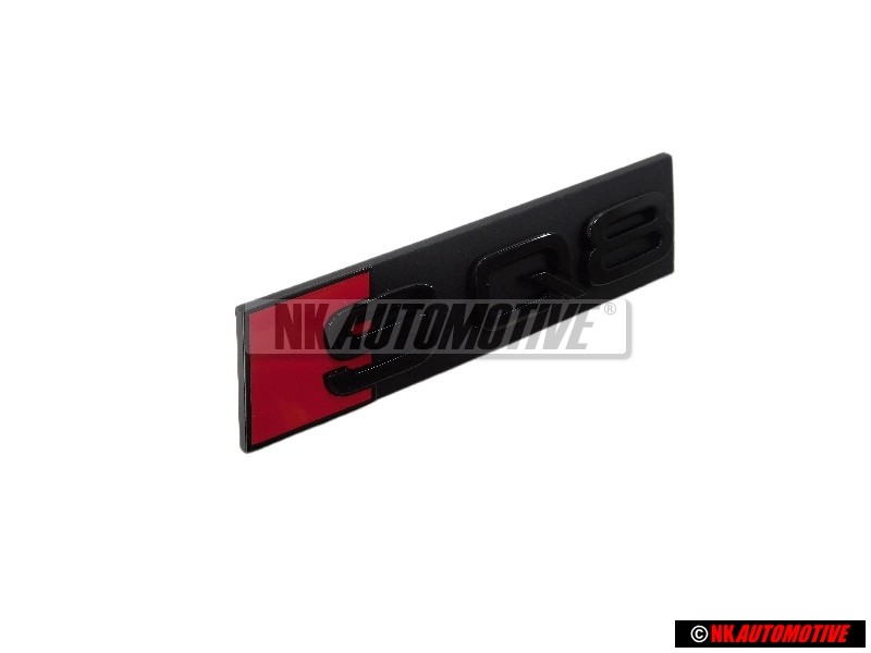 Original Audi SQ8 Front Grill Badge Emblem Black Red - 4M8853748 T94