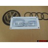 Original Audi Q8 Rear Boot Badge Emblem Chrome - 4M8853741A 2ZZ