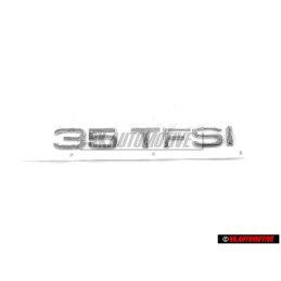 Original Audi 35 TFSI Rear Boot Badge Emblem Chrome - 8U0853744