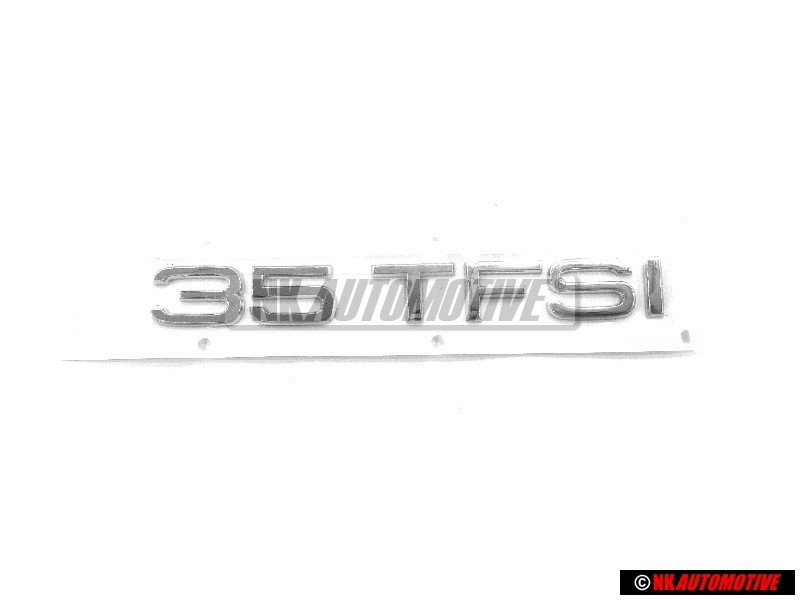 Original Audi 35 TFSI Rear Boot Badge Emblem Chrome - 8U0853744
