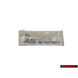 Original Audi 45 E-TRON Rear Boot Badge Emblem Chrome - 4M0853744B 2ZZ