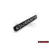 Original Audi QUATTRO Front Grill Badge Emblem Black Chrome - 4K0853736A 9B9