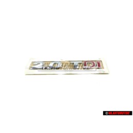 Original VW 2.0 TDI Rear Boot Badge Emblem Chrome Red - 5N0853675N GQF