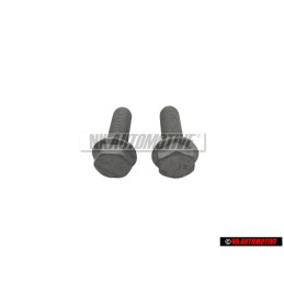 2x Original VW Front Brake Caliper Carrier Self Locking Bolt - N 90708504