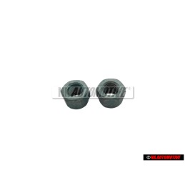 2x Original VW Hexagon Nut Self Locking M10x1 - N 10304102