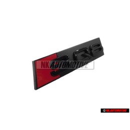 Original Audi SQ8 Front Grill Badge Emblem Black Red - 4M8071805