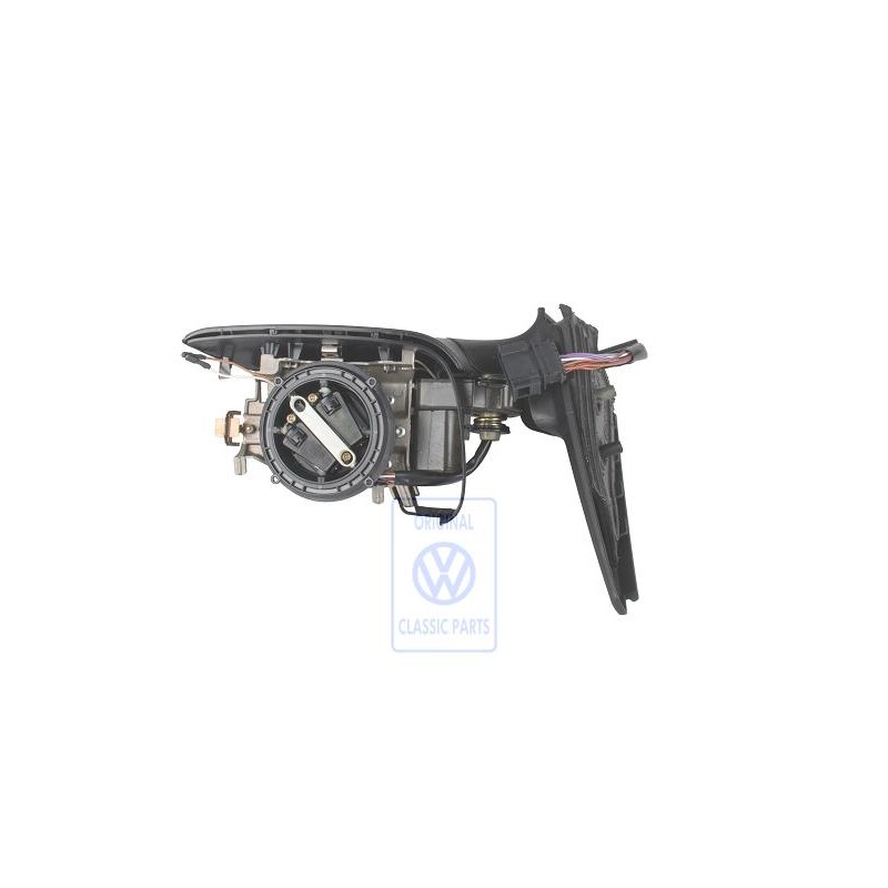 Original VW Exterior Mirror Housing Satin Black - 1E2857508D 01C