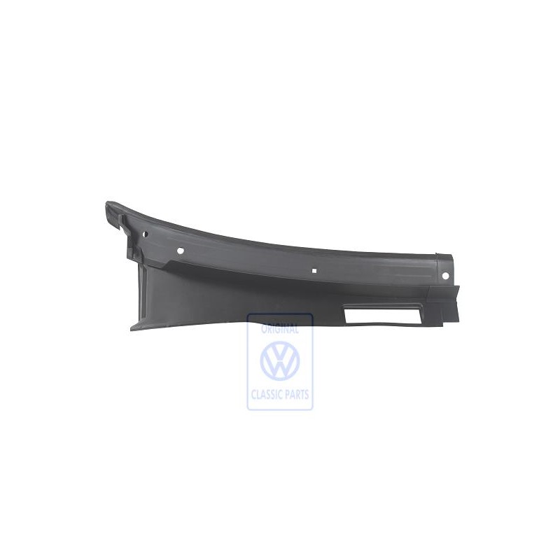 Original VW Water Deflector Satin Black - 1H1819416B B41