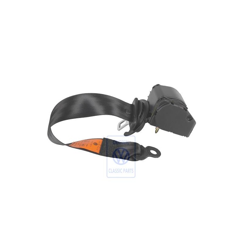 Original VW Three-Point Safety Belt Satin Black - 1H4857806A B41