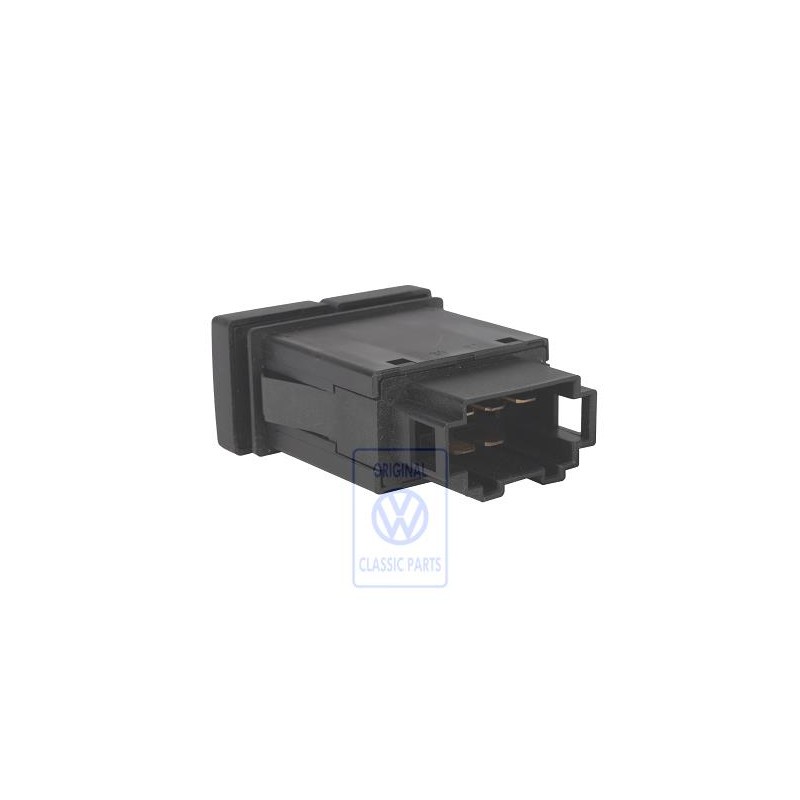Original VW Switch For Rear Fog Light Satin Black - 535941535A 01C