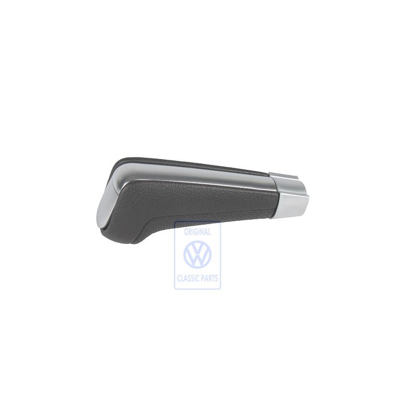 Original VW Selector Lever Handle Black/Chrome - 6E0713139D JHJ