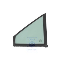 Original VW Fixed Door Window With Seal - 867845113E