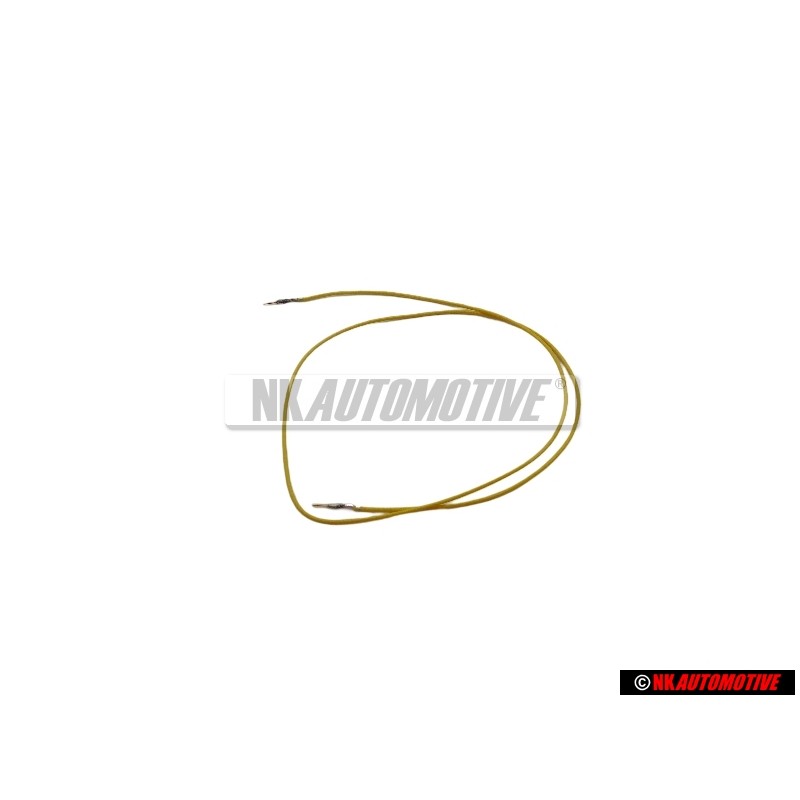 Original VW 1 Set Single Wires Each With 2 Gold-Plated Contacts - 000979007A