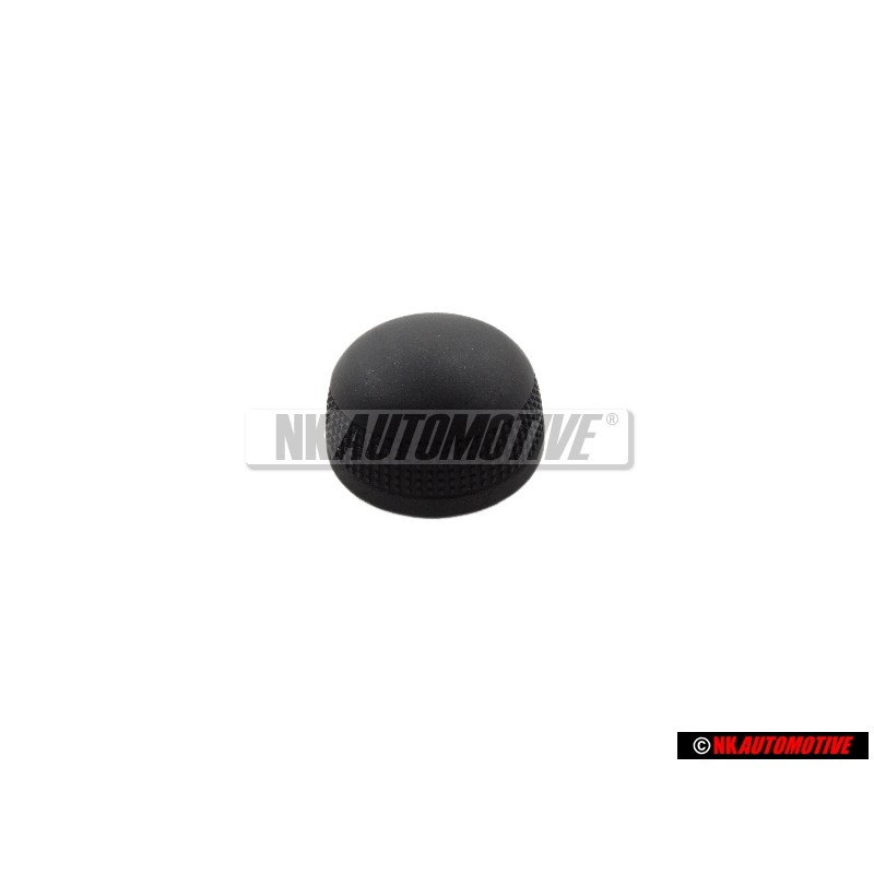 Original VW Knob Satin Black - 3A0857520A A94
