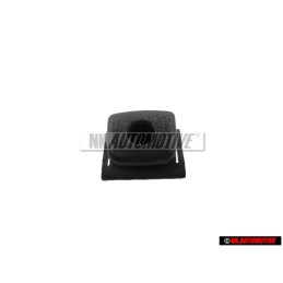 Original VW Rosette Satin Black - 3A0867109A 01C