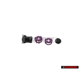 Original VW Flat Contact Housing With Contact Locking Mechanism - 813972929