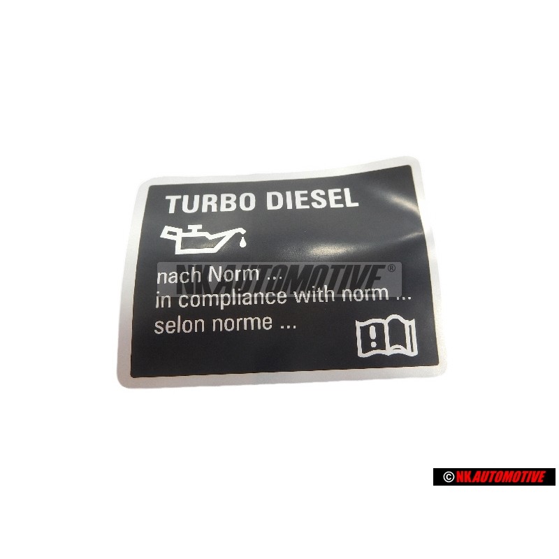 Original VW Data Plate - 059010163K
