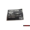 Original VW Data Plate - 059010163K