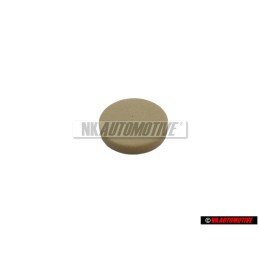 Original VW Cover Cap Cream Beige - 895857621 3PT