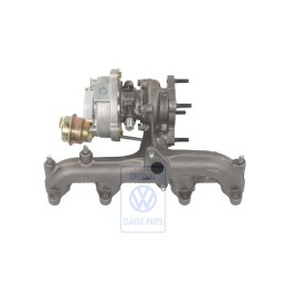 Original VW Exhaust Manifold With Turbo- Charger - 028253019 X