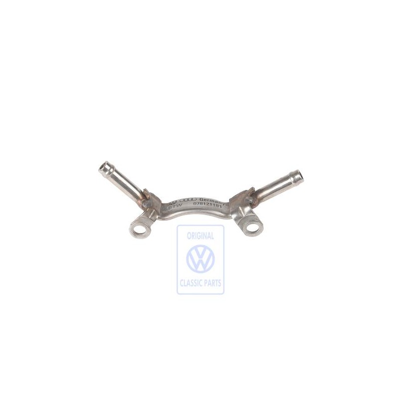 Original VW Coolant Pipe For Throttle Valve Pre-Heater - 078121181