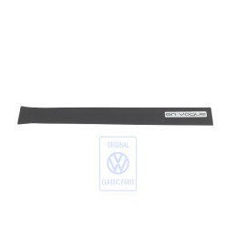 Original VW Entry Strip Protective Foil With Lettering Black - 1C0853805A 6DA