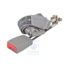 Original VW Lap Belt And Belt Lock Flannel Grey - 1C0857487B HCQ