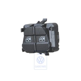Original VW Switch For Electric Window Regulator Satin Black - 1E2959855 01C