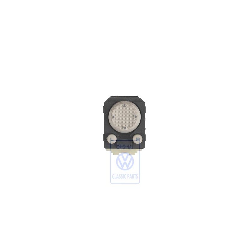 Original VW Switch For Exterior Mirror Adjustment Flint Grey - 1H0959565 Y01