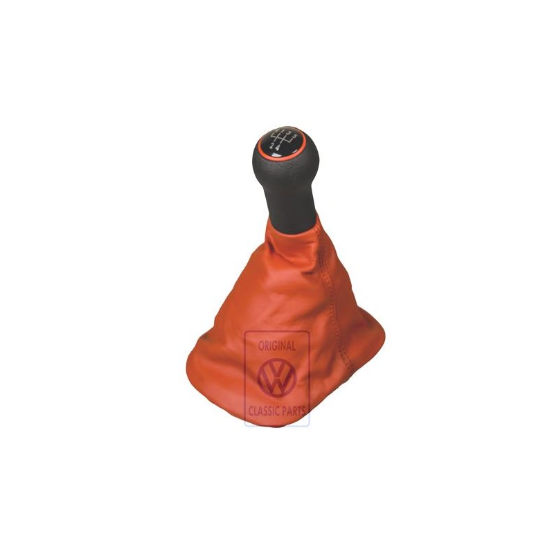 Original VW Gearstick Knob With Boot For Gearstick Leather - 1J0711113AAHCH