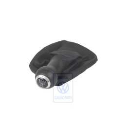 Original VW Gearstick Knob With Boot For Gearstick Leather - 1J0711113AKFEU