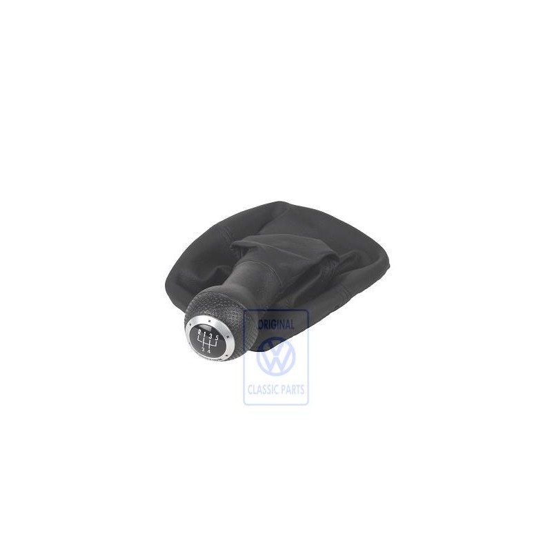 Original VW Gearstick Knob With Boot For Gearstick Leather - 1J0711113AKFEU