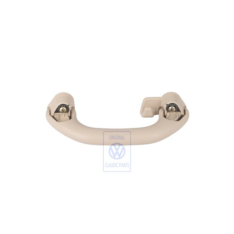 Original VW Grab Handle, Folding With Coat Hook Light Beige - 1J0857607N 8YS