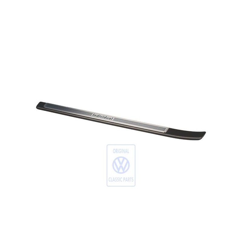 Original VW Sill Trim Strip Satin Black/Brushed Alum - 1K4853537E SUB