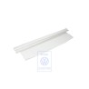 Original VW Roof Trim With Two Zips Cloud White - 253867501B 90T