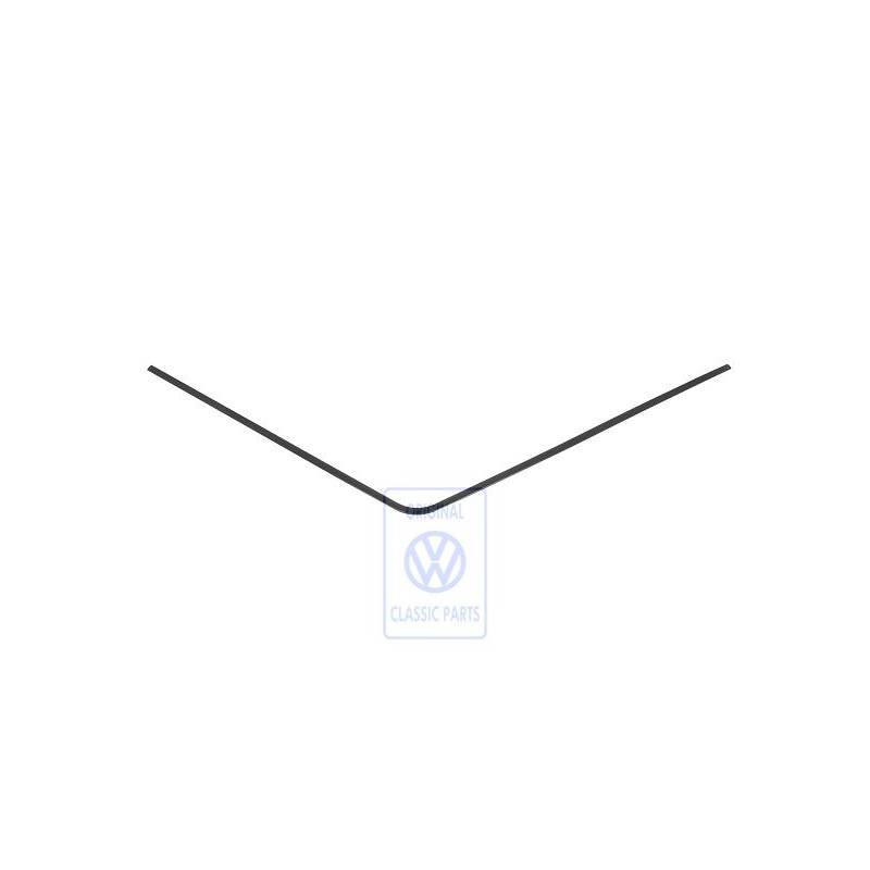 Original VW Trim Strip For Wind- Screen Satin Black - 321853306A 01C