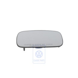 Original VW Mirror Glass (Convex) With Carrier Plate - 357857522B