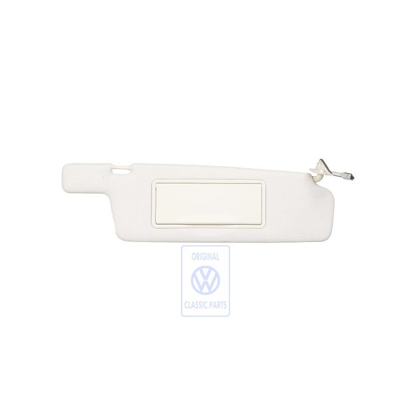 Original VW Sun Visor With Illuminated Mirror And Cover - 3A0857552 6FD
