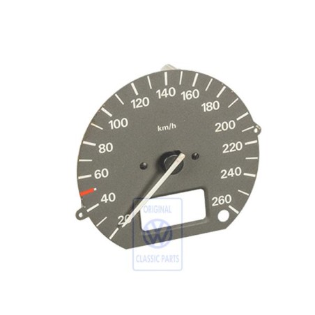 Original VW Speedometer With Aperture For Kilometre Trip Recorder ...