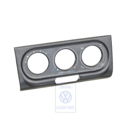 Original VW Trim For Fresh Air And Heater Controls Satin Black - 3A1820075 01C