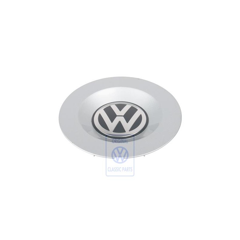 Original VW Hub Cap Brilliant Chrome/Dolomite Grey - 3B0601149K GRB