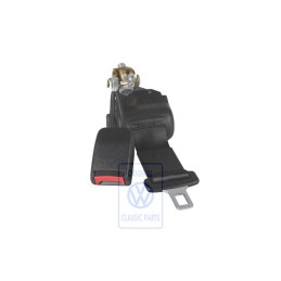 Original VW Lap Belt With Belt Reel And Belt Latch Black - 3B0857703B HCP