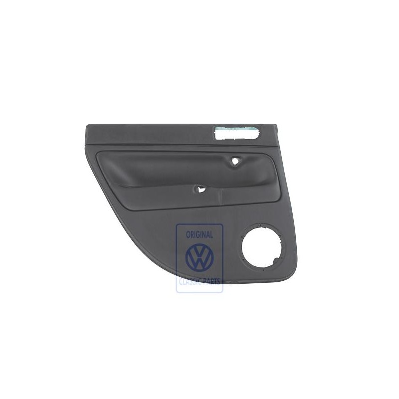Original VW Door Trim (Leather/Leatherette) Black/Black - 3B5867211BMLLL