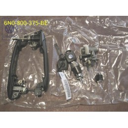 Original VW 4 Set Lock Cylinders For Door Handle - 6N0800375BE