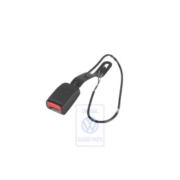 Original VW Belt Latch With Warning Contact Satin Black - 6N0857755A 01C