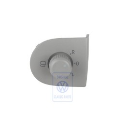 Original VW Switch For Exterior Mirror Adjustment Flannel Grey - 6N2959565B U71