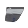 Original VW Door Trim Fabric/Leatherette Silver Grey/Anthracite - 6Q6867212GGSSS