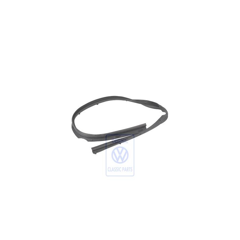 Original VW Trim For Shift Mechanism With Cover Strip Black - 6X1713204 20H