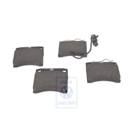 Original VW 1 Set: Brake Pads With Wear Indicator For Disc Brake - 7D0698151H